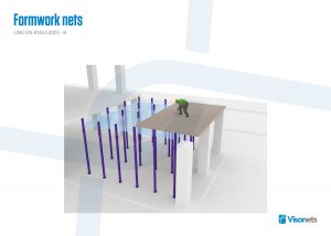 Protective net - Formwork net system VISORNETS