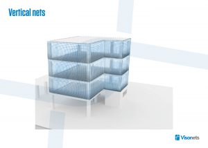 Protective net - Vertical net system - VISORNETS