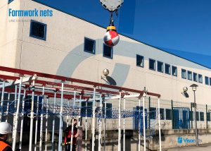 Protective net formwork net system une 816522013 visornets