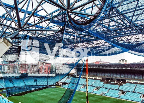 Custom safety nets: options, finishes and configurations available from Visor Fall Arrest Nets