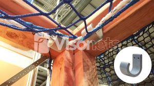 Safety net hook anchorage - VISORNETS