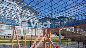 Safety net in residential housing NZ - VISORNETS