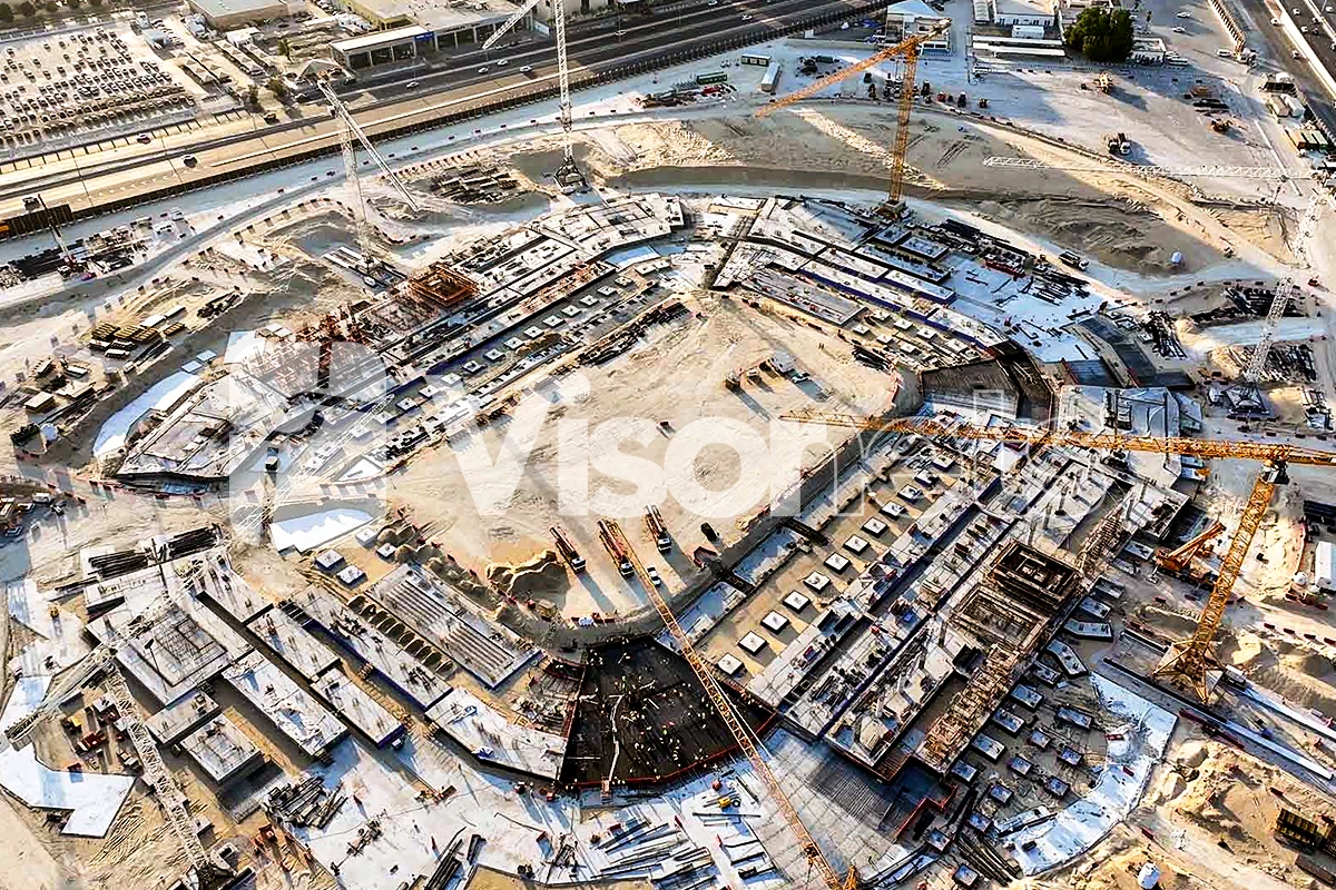 VISORNETS type 'S' safety nets + VISORNETS mosquito nets - ARAMCO Stadium - Saudi Arabia