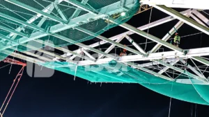 VISORNETS type "S" safety nets at the "Ras Abu Aboud 974" stadium in Qatar