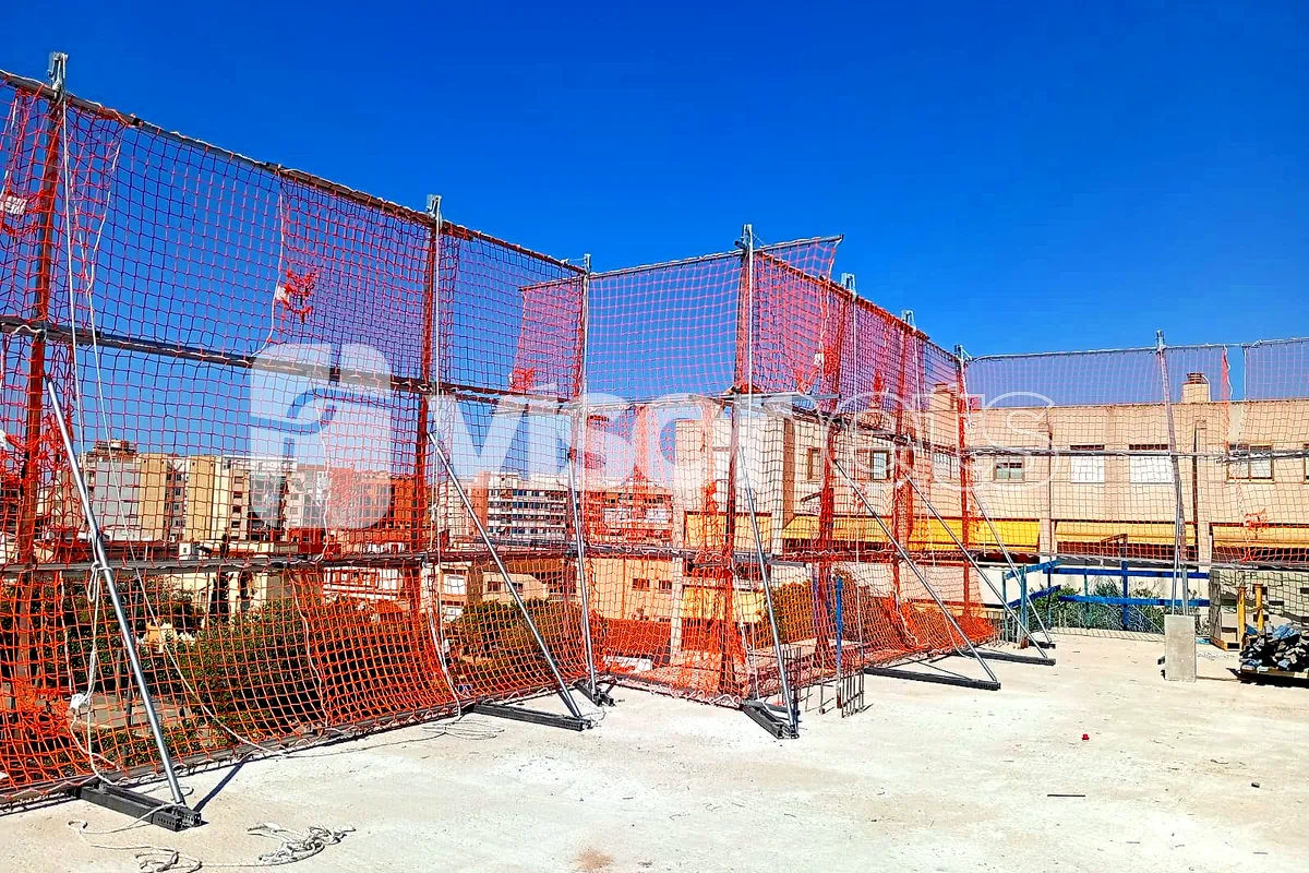 SRP Provisional Retention System – Construction Site Safety nets – Project in Tarragona (Catalonia, Spain)