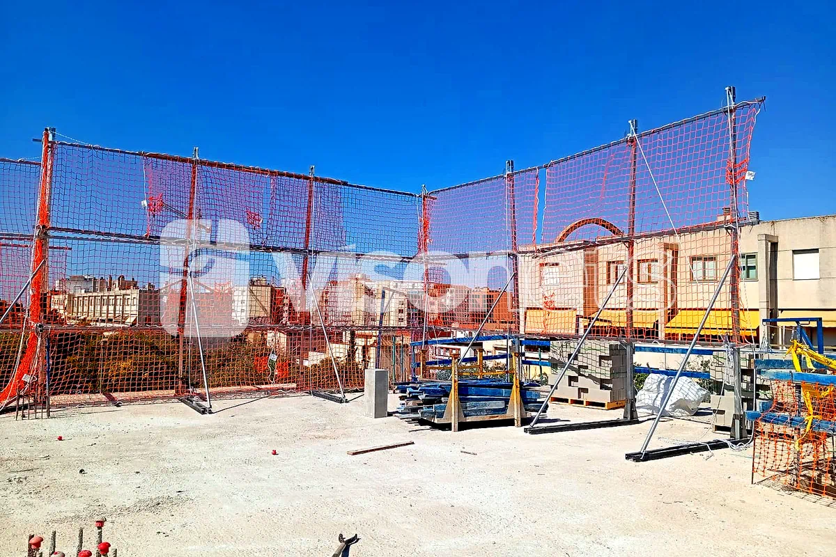 SRP Provisional Retention System – Construction Site Safety nets – Project in Tarragona (Catalonia, Spain)