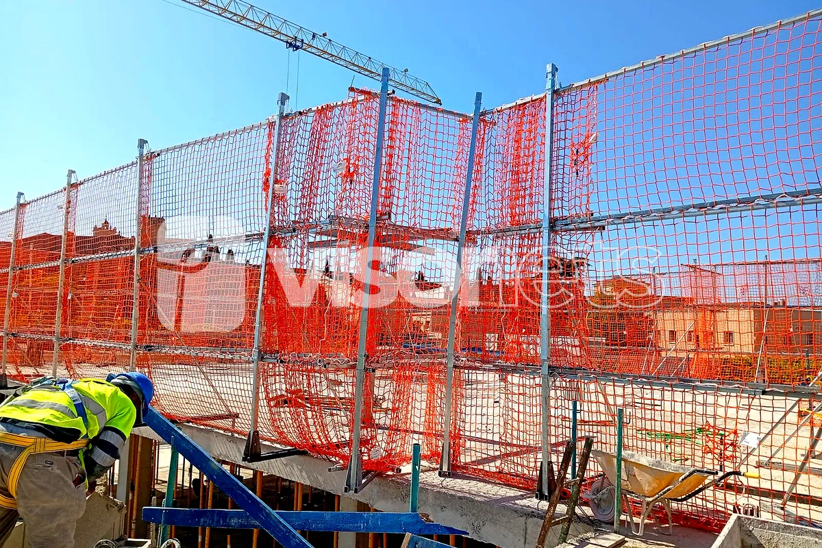 SRP Provisional Retention System – Construction Site Safety nets – Project in Tarragona (Catalonia, Spain)