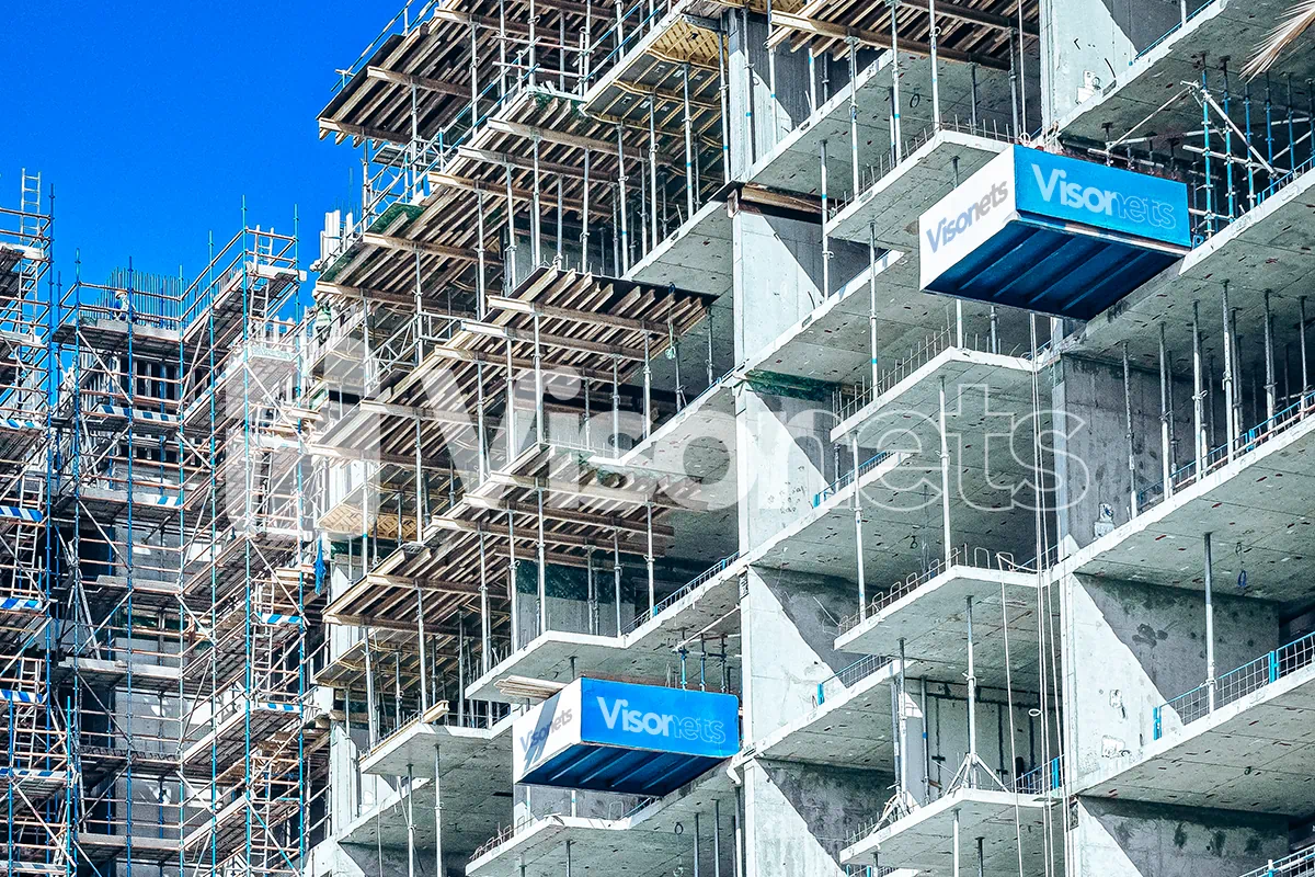 Facade loading platforms - VISORNETS