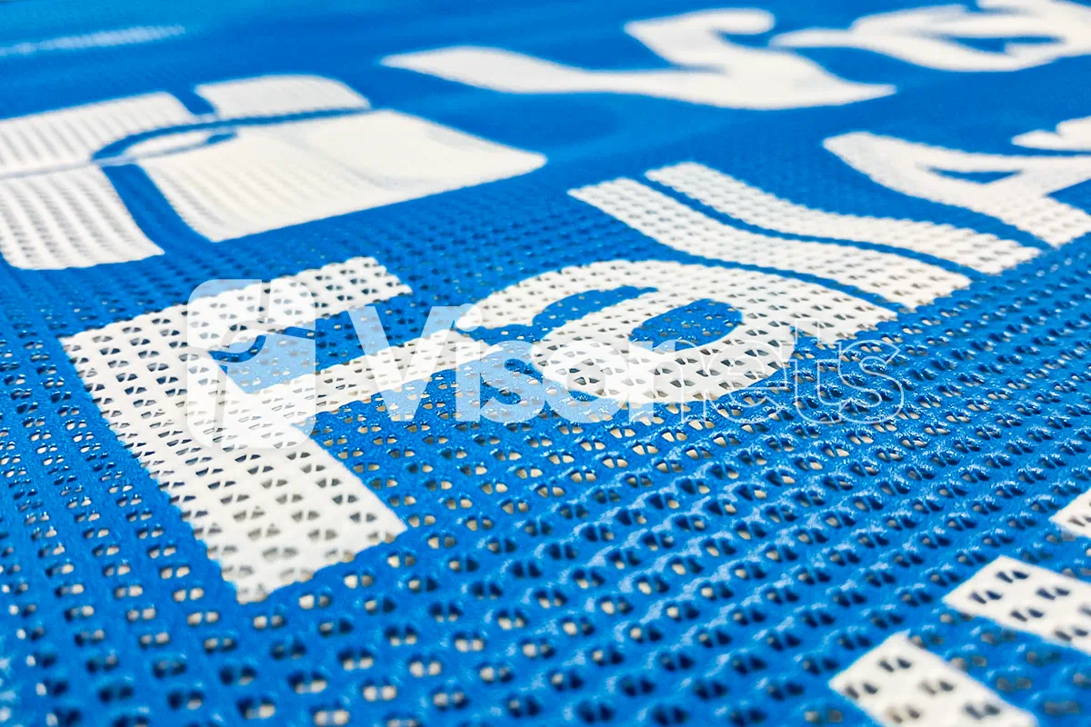 Micro-perforated tarpaulins VISORNETS