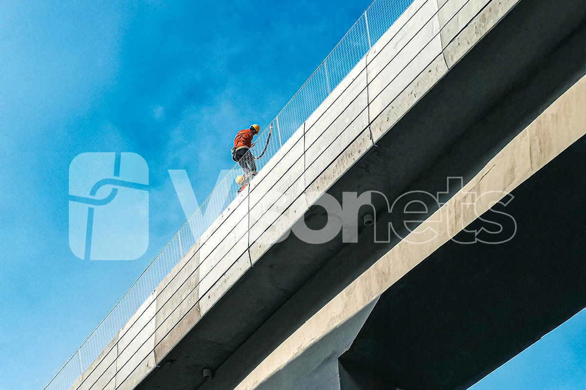 Safety nets for bridges and viaducts - VISORNETS