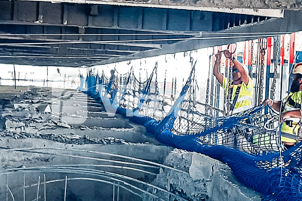 S-type VISORNETS safety nets for the Port of Valencia expansion project