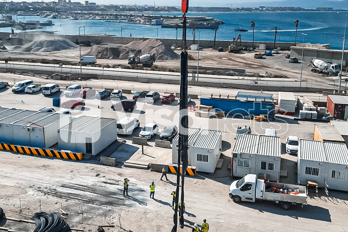 S-type VISORNETS safety nets for the Port of Valencia expansion project